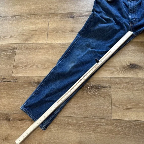 Levis 505 Jeans Mens 36 x 30 Denim Regular Fit Straight Reg‎ 80s Orange Tab VTG